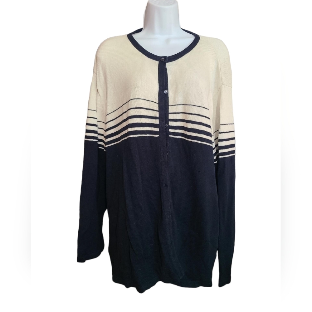 LIZ CLAIBORNE WOMAN button cardigan 2X